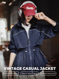MADEN Cinch-Waist Windbreaker Jacket selected product image