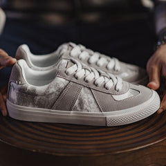 MADEN Gray Tie-Dye Trainers Shoes