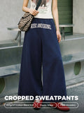 MADEN Women's Wide Leg Cropped Sweatpants selected product image