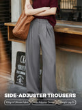 MADEN Women's High-Waist Straight-Leg Trousers selected product image