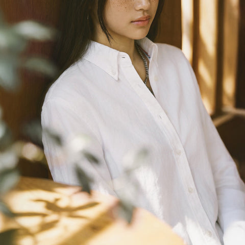 MADEN Oxford Shirt Cotton 100% - Embroidered Cuff