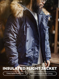 MADEN Men's Detachable Fur Collar Heavyweight Parka selected product image