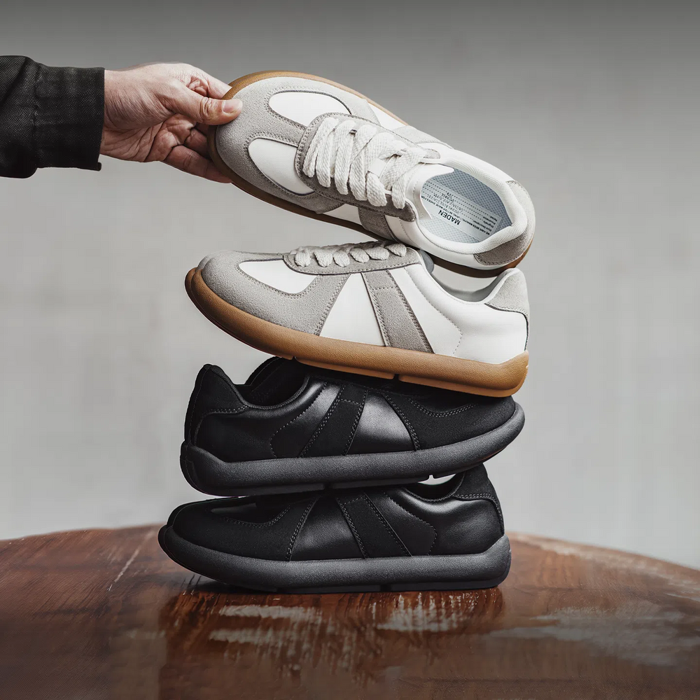 MADEN Wide Toe Vintage Trainer Shoes