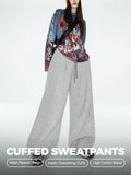 Pantalon de survêtement gris clair pour femme MADEN, taille élastique  selected product image
