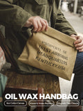 MADEN Men's Heavyweight Oil Wax Canvas Crossbody Handbag selected product image