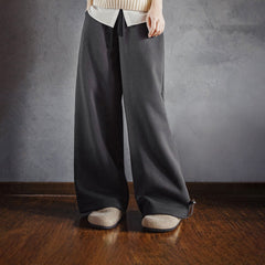 MADEN Fleece-Lined Straight Leg Joggers