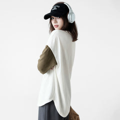 MADEN Langarmshirt mit Farbblock-Design