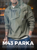 Veste de pont rétro Maden, sweat à capuche urbain et coupe-vent pour activités de plein air, par Bad Weather Deck.  selected product image