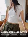 Maden Structured Shoulder Tee | Antimicrobial Slim-fit T-shirt selected product image
