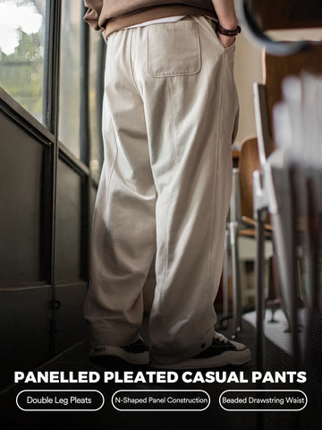 MADEN Men's Heavy-Duty Cotton Multi-Pocket Cargo Pants
