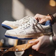 MADEN Men's Retro Chunky Sole Suede Trainer Shoes