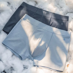 MADEN Men's Cotton Seamless Boxer Briefs Underwear