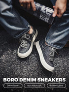 MADEN Men's Vintage Cloth Canvas Ro Style Sneakers thumbnail