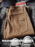 Quần jeans ống thẳng cotton dày MADEN cho nam selected product image