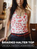 MADEN Women's Floral Print Sleeveless Tank Top selected product image