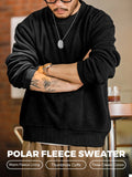 MADEN Heavyweight Fleece Oversized Drop-Shoulder Sweatshirt selected product image