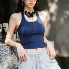 MADEN Women's Halter Bra Crop Top
