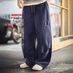 MADEN Denim Blue Carpenter Cargo Pants