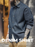 Chemise à carreaux MADEN pour homme, style rétro décontracté, manches longues  selected product image