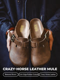 Giày mule da Crazy Horse nam MADEN selected product image