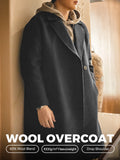 MADEN Heavyweight Woolen Overcoat Vintage Loose Fit selected product image