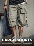 MADEN Cotton Twill Cargo Shorts with Six Pockets selected product image