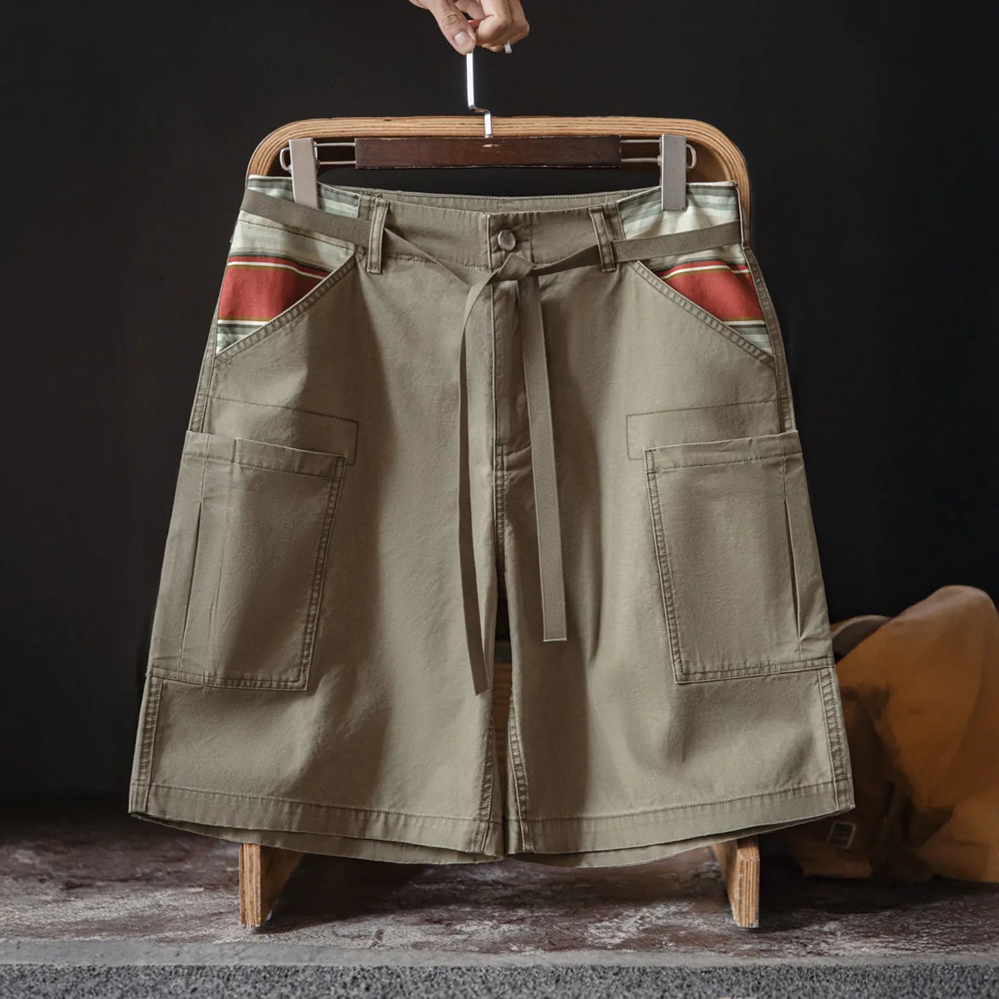 Pantalones cortos cargo de algodón MADEN M51