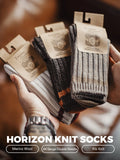 Chaussettes montantes rétro pour homme MADEN en laine mélangée – Tricot épais, confortables et chaudes pour l'hiver  selected product image