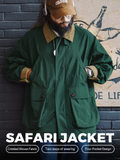 MADEN Men's Heavyweight Cotton Multi-Pocket Safari Jacket selected product image