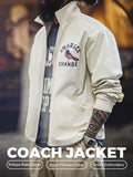 MADEN Motmot Bird Embroidered Loose Coach Jacket selected product image
