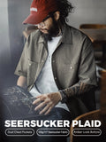 MADEN Airy Seersucker Relaxed-Fit Camp Shirt selected product image