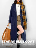 MADEN Women's Wool-Blend Stand Collar Overcoat selected product image