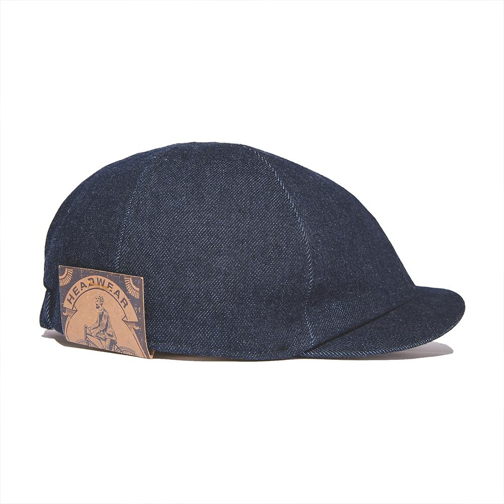 MADEN 13,5oz Denim Kurzschirm Flache Mütze