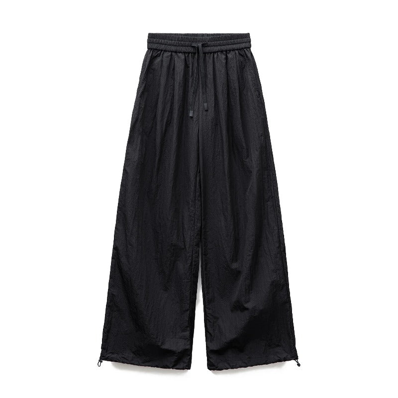MADEN Damen Schnell trocknende Cargohose mit weitem Bein