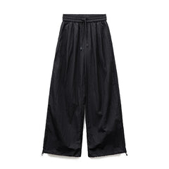 MADEN Damen Schnell trocknende Cargohose mit weitem Bein