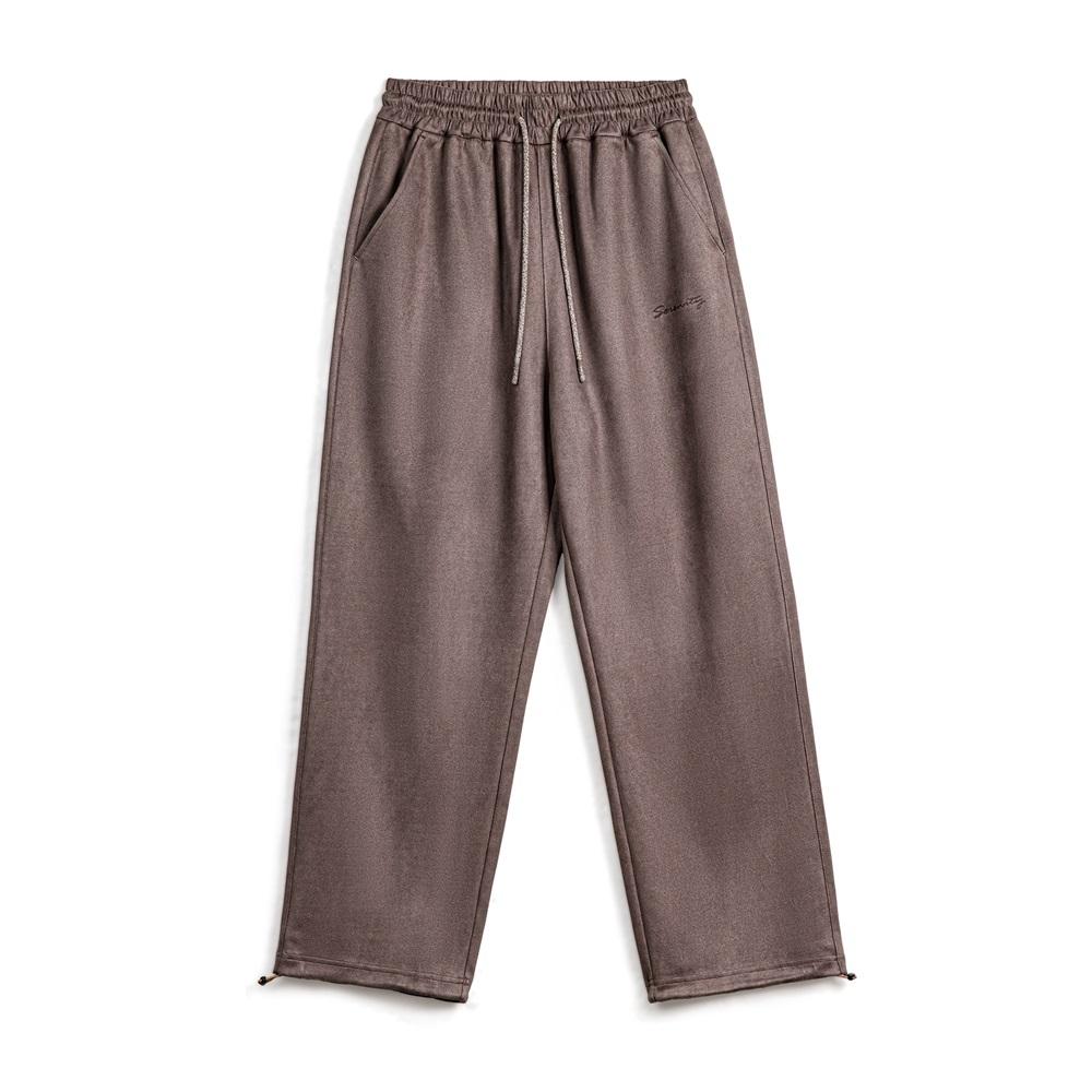 Pantalones anchos de ante cepillado para hombre MADEN