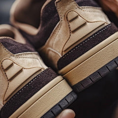 MADEN Retro Skateboardschuhe mit klobiger Wildledersohle
