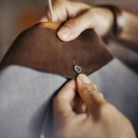 MADEN Corduroy Patchwork Shirt  – Lightweight Gray shacket Relaxed Fit