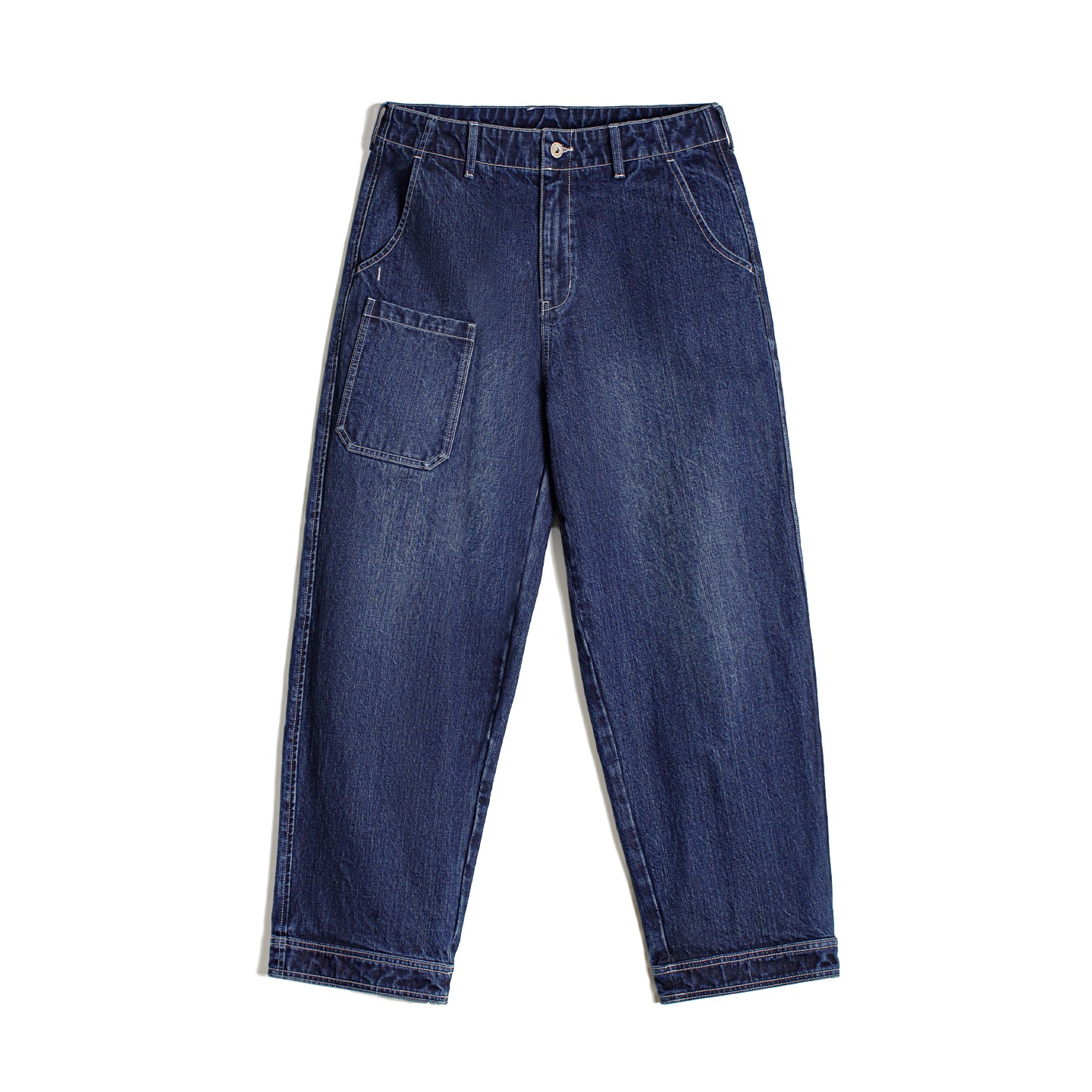 Jeans de mezclilla lavados Slub MADEN