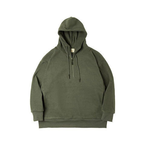 Sweat à capuche zippé MADEN pour homme en polaire – Pull d'hiver épais et confortable, style streetwear 