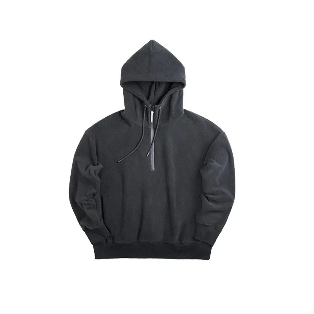 MADEN Dickes, warmes Kapuzensweatshirt für Damen, doppelseitiges Polarfleece, weiches und bequemes Oberbekleidungsstück für Herbst und Winter 