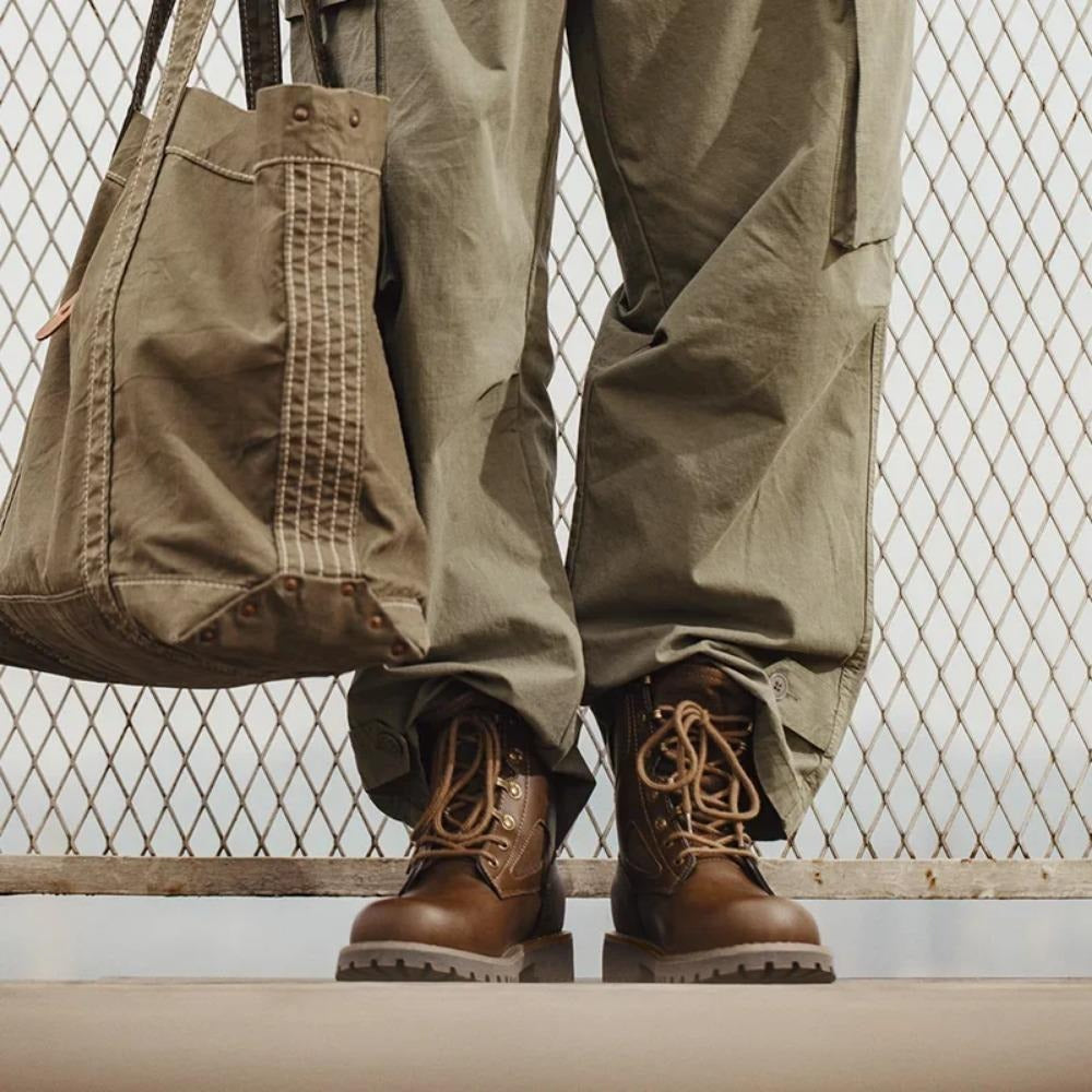 Maden High-Top Desert Boots – Lässige Knöchelstiefel, robuste Laufsohle, Winterschuhe, modische Wanderschuhe für Herren, taktische Schuhe 