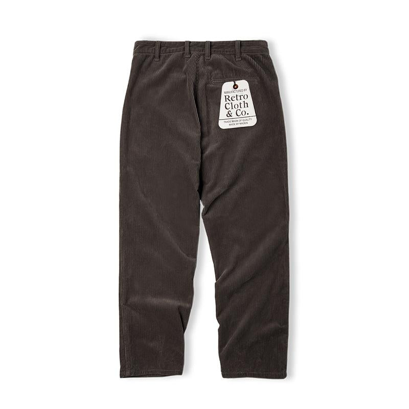 MADEN Herren Retro Cordhose mit geradem Bein, Freizeit