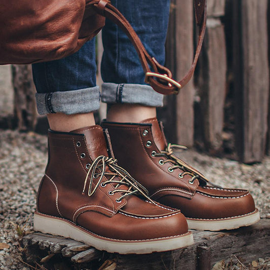 MADEN Classic 875 Leather Work Boots for Men