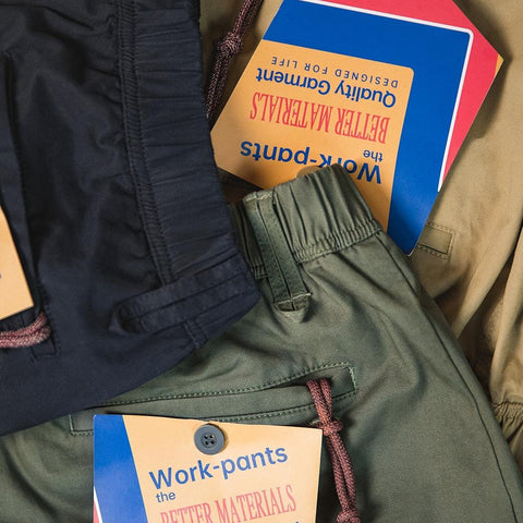 Pantalon cargo ample pour homme MADEN – Pantalon à cordon de serrage ajustable 