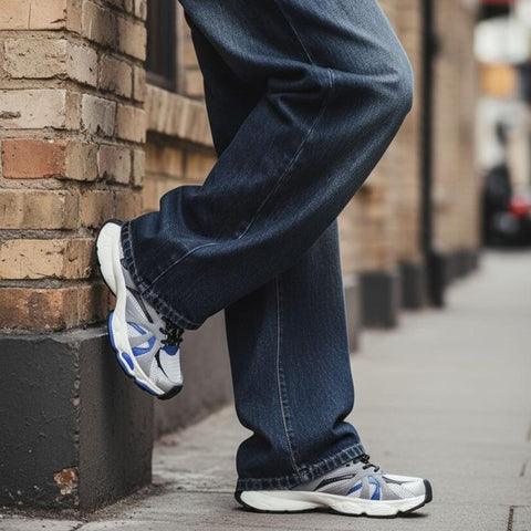 MADEN Retro Running Shoes Men Thick Sole Casual