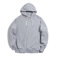 MADEN Schwerer Baumwoll Hoodie in Uni, Klassische Passform