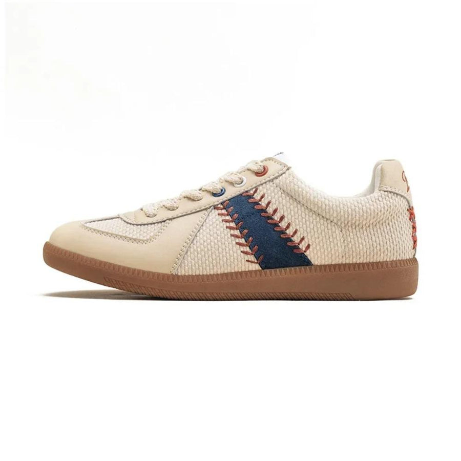 Giày sneaker da trắng tối giản retro MADEN cổ thấp