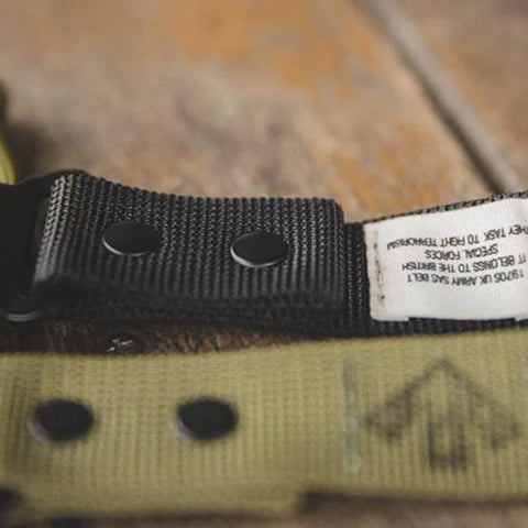 MADEN Utility SAS Schnellverschlussgürtel, multifunktionaler, verstellbarer Outdoor-Gürtel für Herren aus Canvas-Gewebe