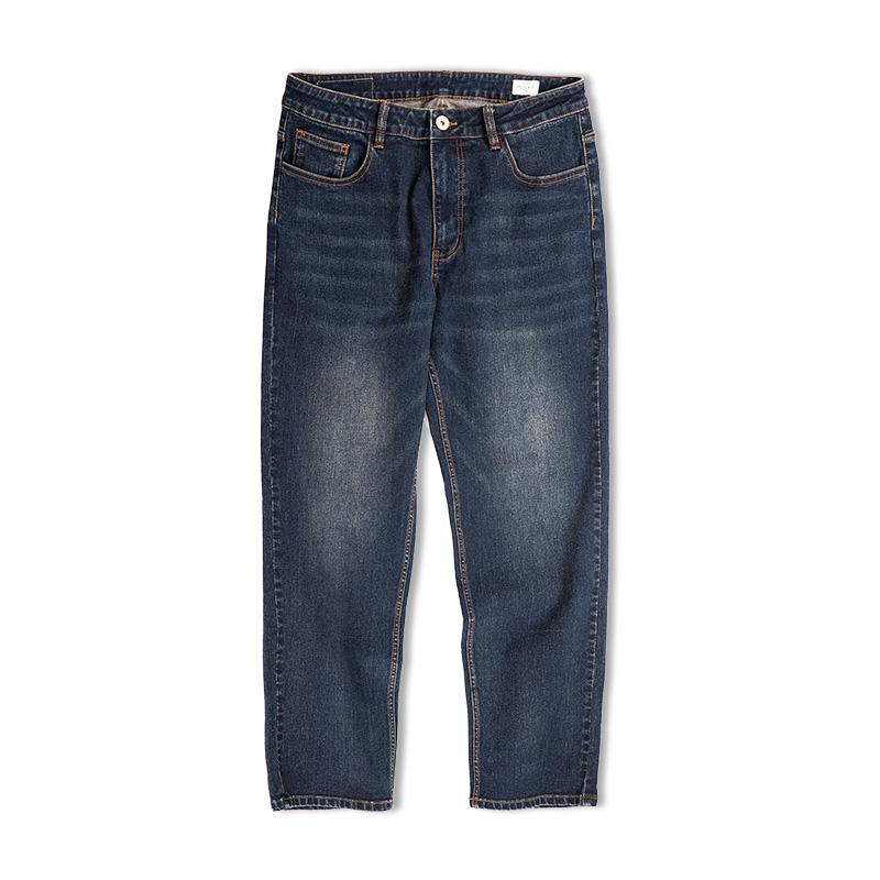 MADEN 남성용 11.5oz 워시드 셀비지 데님 진